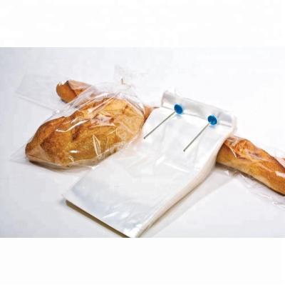 China Recyclable Custom Printed Bread Teller Bags Bakery Food Grade Clear Plastic Poly Bag for sale