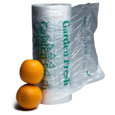 China Recyclable Fresh Vegetables Packaging Tear Off Plastic Roll Bag for sale