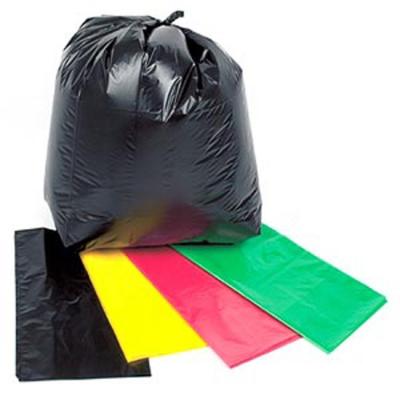 China Biodegradable LDPE Garbage Bin Plastic Bag Black for sale