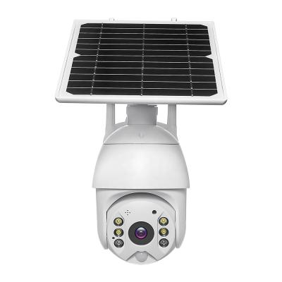 China Human Motion Tracking 4G 1080P Solar Panel PTZ IP Camera Wirless IPC CCTV Security Camera Wirless IPC Outdoor Backup Long 2MP Battery for sale