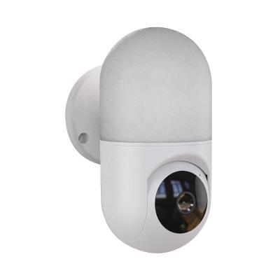 China PAN-TILT 1080P 2MP 360degree PTZ Wall Lamp CCTV Surveillance Security WIFI Panoramic Camera for sale