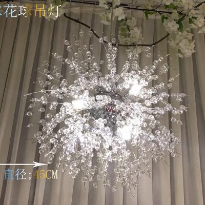 China Festival Decoration Sticks Crystal Light LED Flower Stand Aisle Pillar Walkway Sand Wedding Decoration for sale