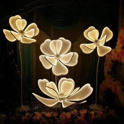 China 2018 New Big Festival Design LED Flowers Walkway Rack Wedding Deco for sale