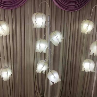 China Festival Flower Lily Of The Valley LED Walkway Stand For Wedding Event Decoration for sale