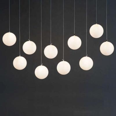 China Soft White Style LED Ball Hanging Lamp for Event Decoration, Stage Decoration and Ceiling Decoration for sale