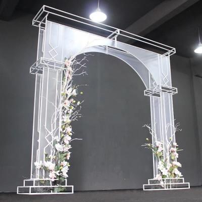 China The latest 2018 festival wedding deco of PVC sticker arch for stage background wedding decoration for sale