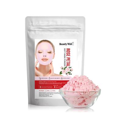 China Wholesale 1KG Moisturizer Factory Beauty Salon Collagen Rose Facial Mask Powder SPA Freeze Anti Aging DIY Facial Massager for sale