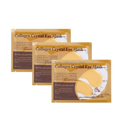 China Moisturizer OEM Private Label Korea 24k Gold Hydrogel Eye Mask Collagen Gel Mask Dark Circles Anti Aging for sale