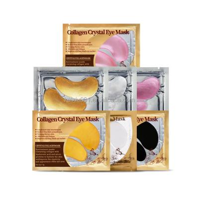 China Moisturizer Anti Wrinkle OEM Silver Glitter Crystal Eye Mask Collagen Mask For Eye Care for sale