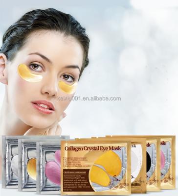 China Hot Selling Hydrating Moisturizer Hot Sale 24k Gold Eye Mask Deep Sleeping Eye Pads Collagen for sale