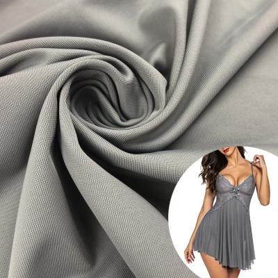 China High 92 Elastic Stretch FDY Spandex 8 Nylon Soft Breathable Lingerie Fabric With Cool Touch for sale