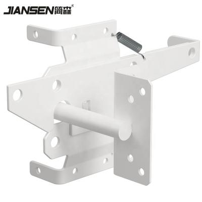 China Self-Locking Heavy Duty Garden Fence White Wooden Fence Two Way Gate Locks for sale