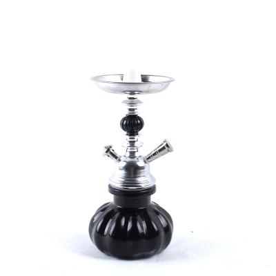 China China Hot Sale New Mini Frosted Glass Metal Smoking Eco-friendly Manufacturer Set Customized Hookahs for sale