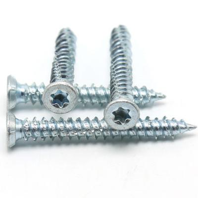 China Industry DIN7982 Window Screw Flat Head Chassis Screw Countersunk Concrete Nail Torx for sale