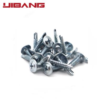 China Truss Head Self Drilling Steel Screw Wafer Head Cross Pan Screws China Manufacture Good Quality for sale