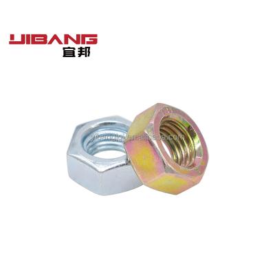 China Heavy Industry Galvanized Stainless Steel Carbon Black High Strength Structural Hex Nuts for sale