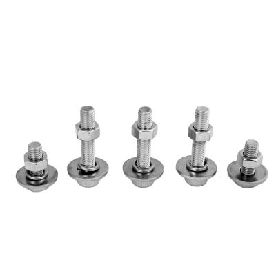 China Stainless Steel Hex Socket Bolt Trim Construction Set, Pan Head, Spring Pad Flat Screws for sale