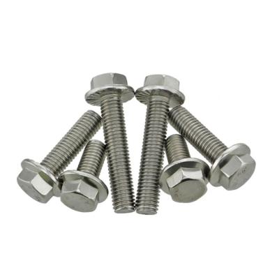 China Metal Buliding Manufacture Galvanized Stainless Steel 304 316 Hex Flange Bolt And Fastener Leading Bolt Screw Supplier for sale