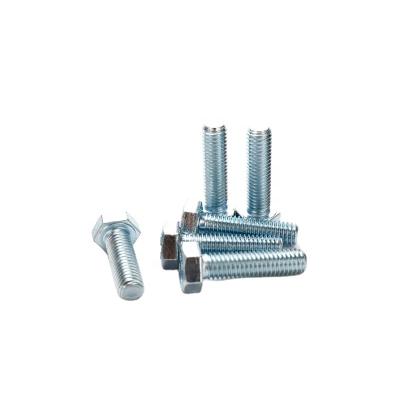 China Professional DIN933 DIN931 steel structure construction factory/bridge/hex bolt/heavy hex power station engineering for sale