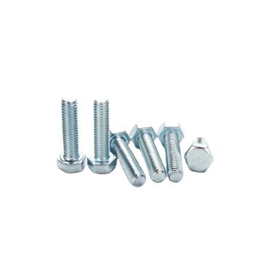 China Industry DIN933 Gr.4.8 8.8 12.9 Hexagon Bolts Full Thread Hex Screw Fasteners Main Suppliers for sale