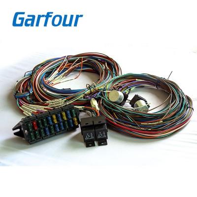 China Waterproof Design 14/20/21/22 Circuits Fuse Box Block Wiring Harness Kits With 12v Relay For Car Truck Engine for sale