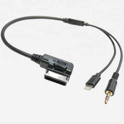 China AMI MDI cable car stereo audio splitter 3.5mm cable equipped with aux audio charger. phone audio for sale