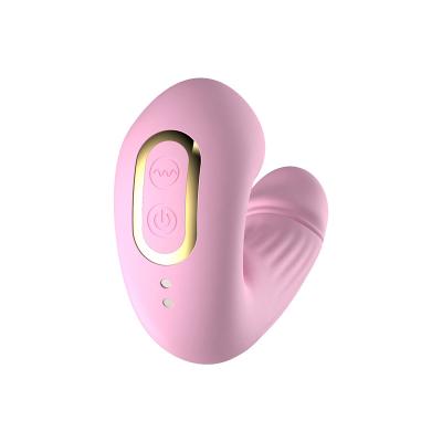 China 10 Modes Remote Control Vibration and Madame Throusting Vibrator - G-spot and Clitoral Stimulation, Partner Licking Toy, Rechargeable, Remote Control for sale