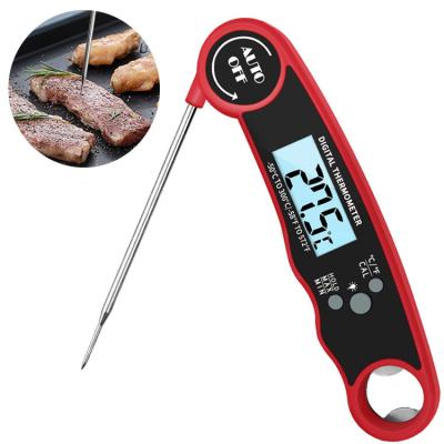 China Kitchen Thermometers Digital Instant Read Meat Thermometer Waterproof BBQ Oven Candy Cooking Kitchen Thermometer with Foldable Probe for sale