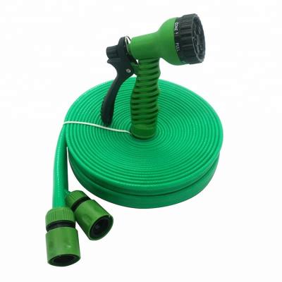 China 25 50 75 100 200 Ft Abrasion Resistant Flat Garden Hose Factory Supplier On Walmart Hot Sale 25ft - 100ft for sale