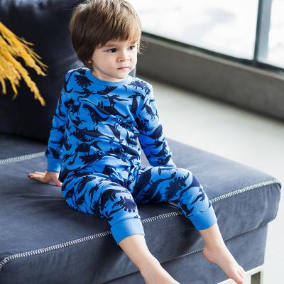 China Breathable Office 60 Days OEM ODM OBM Long Sleeve Kids Pajamas Snug Fit Clothing 100% Cotton Pajama Set Girls 2pc Pajama Set Girls Sleepwear for sale