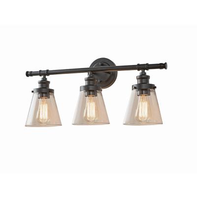 China 2021 Modern Made Modern Bathroom Vanity Light 3 Lights Vanity Lighting In Black Bathroom for sale