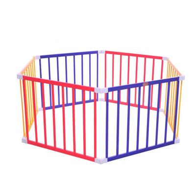 China Modern Simple To Secure Baby Indoor Children Play Yard Folding Four-sided Single Leaf Fence For Child for sale