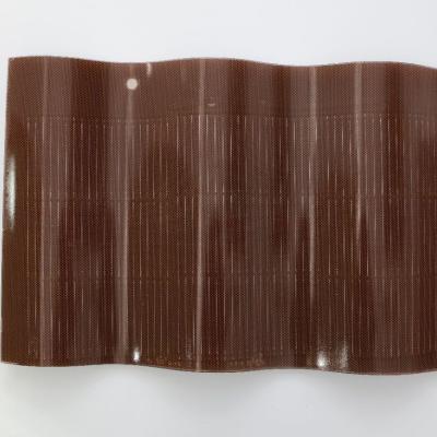 China Customized Curved Solar Roof Tiles Max Fuse Current 25A BIPV Solar Panel Module 50W for sale