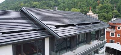 China BIPV integrado Mono painel solar azulejos de piso renováveis azulejos solares fotovoltaicos planos 40W à venda