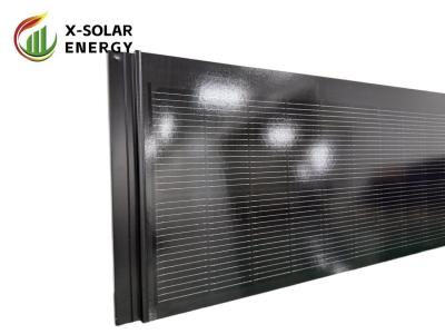 China Coeficiente de temperatura de tensão de curto circuito 0,04% 120W Black Flat Tile BIPV módulos solares para geração de eletricidade no telhado à venda