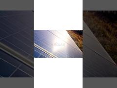 Flat Steel Black BIPV Solar Modules With 48.65V Open Circuit Voltage 530W Max Power