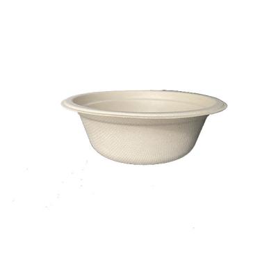 China Newest Fast Delivery Microwavable 350ML Bowl Disposable and Compostable Sugarcane Fiber Round Bowls for sale