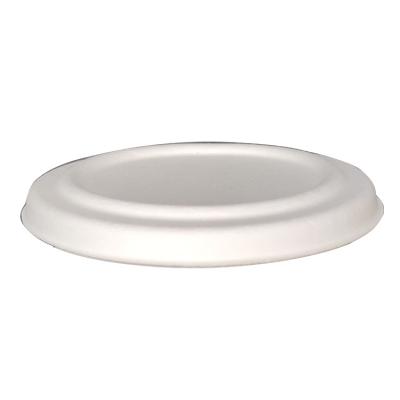 China Sugarcane Bagasse Sturdy Microwavable Greaseproof Compostable Disposable Biodegradable Lid for 650/850 Salad Bowl for sale