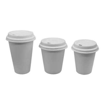 China Sugarcane Bagasse Material Water Safe Natural Cup 12oz Degradable Cup Tableware Green Paper Cup for sale