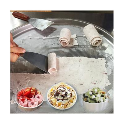 China Snack food factory Multifunctional Thailand Fry Ice Cream Machine For Wholesales for sale