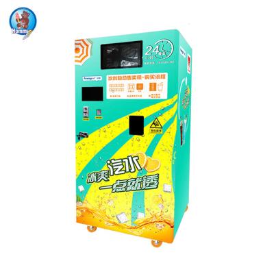 China Subway Station soda drink Ice beverage vending machine for sale