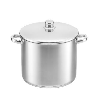 China Sustainable Long Life High Quality Stainless Steel Cookware Sets Nonstick Kitchen Cookware Covered Stockpot for sale