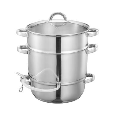 China Sustainable Good Price Of Good Quality Stainless Steel Cookware Kitchen Accessories Sets Covered Stockpot for sale