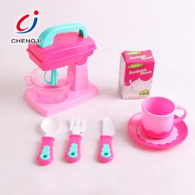 China Plastic Kids Pretend Play Toy Kitchen Set , Plastic Toy Kitchen Accessories Kids Play Kitchen for sale