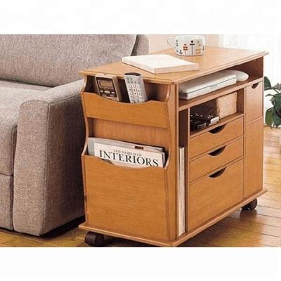 China Modern Melamine Style PB Bedroom Bedside Table Nightstands Eco - Friendly for sale