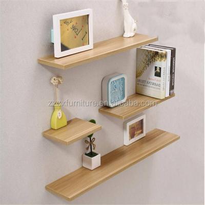 China 3 PANEL Hot Sales Amazon Rustic Wood Wall Mounted Floating Shelves Set for sale