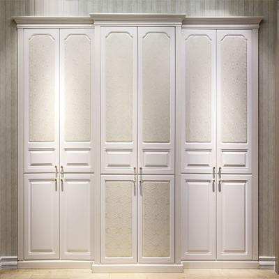 China 6 Panel Doors Wooden Cheap Wardrobe Clothes Closet Wardrobe Closet for sale