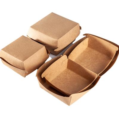 China Biodegradable Hot Sale Fried Chicken Paper Packaging Box Disposable Fast Food Takeout Boxes For Packaging for sale