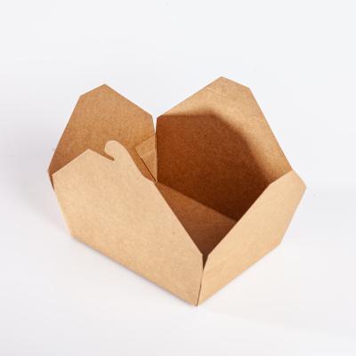 China Wholesale Custom Biodegradable Double Wall Brown Corrugated Cardboard Hamburger Packaging Kraft Paper Lunch Box for sale