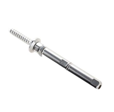 China Modern Stainless Steel Quick Delay Fittings 316 Lock Rail System Cable Screw Terminal End Cable End Wood 1/8